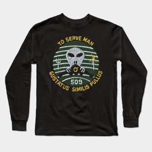 To Serve Man, References Vintage Twilight Zone Episode Long Sleeve T-Shirt